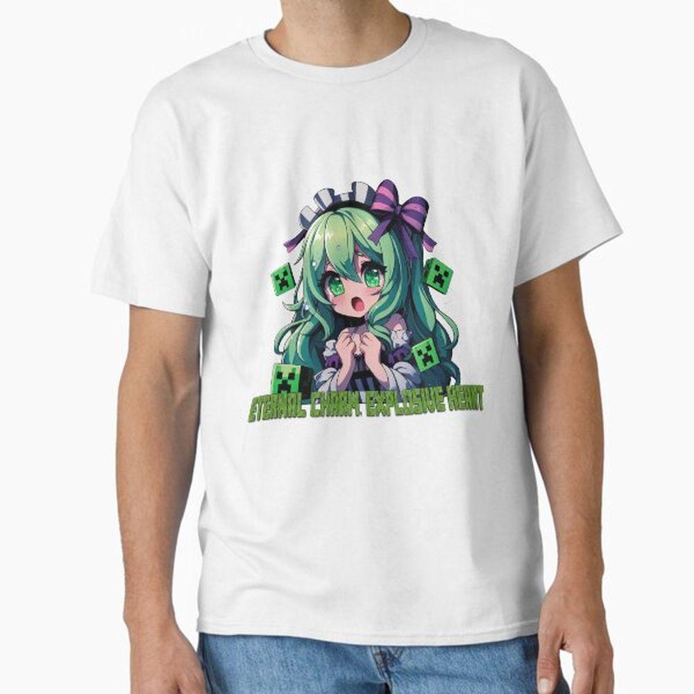Creeper Girl Minecraft Eternal Charm Explosive Heart Shirt Creeper Girl Minecraft Eternal Charm Explosive Heart Shirt